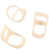 Plastic Finger Splint, 3 Pcs, Comfortable Oval Finger Support Protector, Reduces Pain
