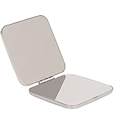 Mini Folding Pocket Mirror, Double-Sided Stainless Steel Mirror, Small Purse Mirror...