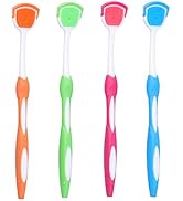 Tongue Scraper Cleaner, 4pcs Tongue Cleaner for Adults and Children, Tongue Cleaner...