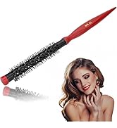 Round Brush, Mini Ultra-Fine Styling Brush, Nylon Hair Dryer Brush for Drying...