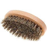 Beard brush, boar bristles, mustache brushes for men, massage brush...