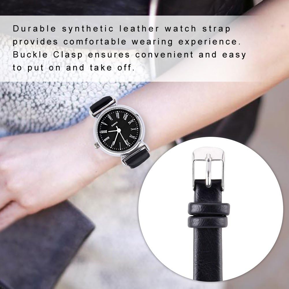 FILFEEL - Reloj de pulsera pequeño y simple para mujer, de piel, estilo retro - Image 13