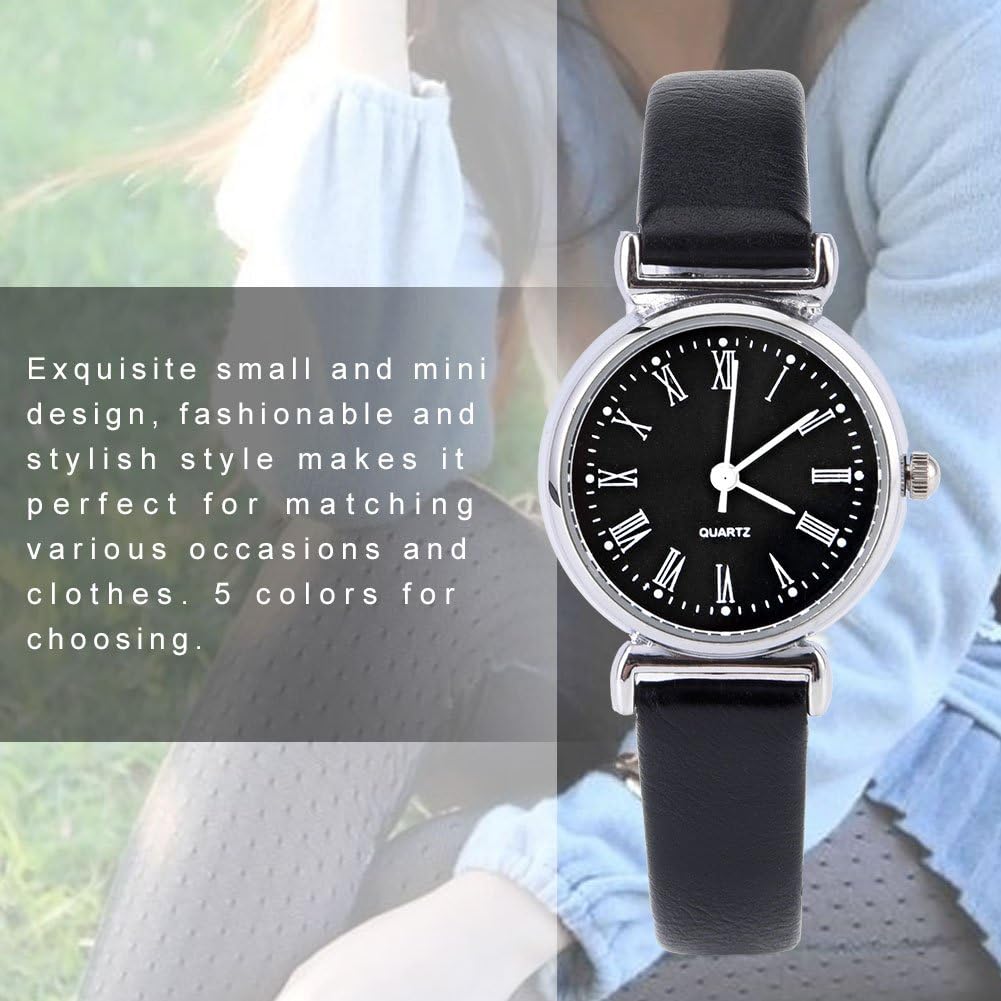 FILFEEL - Reloj de pulsera pequeño y simple para mujer, de piel, estilo retro - Image 11